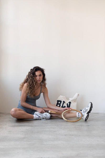 Ether Biker en Gris Jaspeado-Bikers-Tienda Ropa Leggings Yoga Sostenibles Reciclados Mujer On-line Barcelona Believe Athletics Sustainable Recycled Yoga Clothes