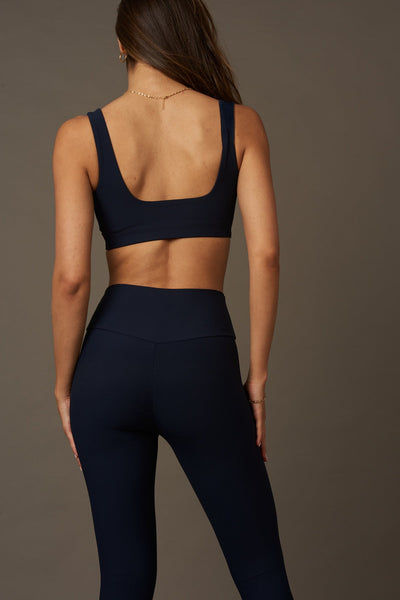 Bel Air Bra in Navy-Bras-Shop Clothing Sustainable Recycled Yoga Leggings Women's On-line Barcelona Believe Athletics Sustainable Recycled Yoga Clothes