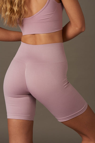 Bliss Biker Push-Up en Mauve Washed-Bikers-Shop Sustainable Recycled Yoga Leggings Vêtements Femme Online Barcelona Believe Athletics Sustainable Recycled Yoga Clothes