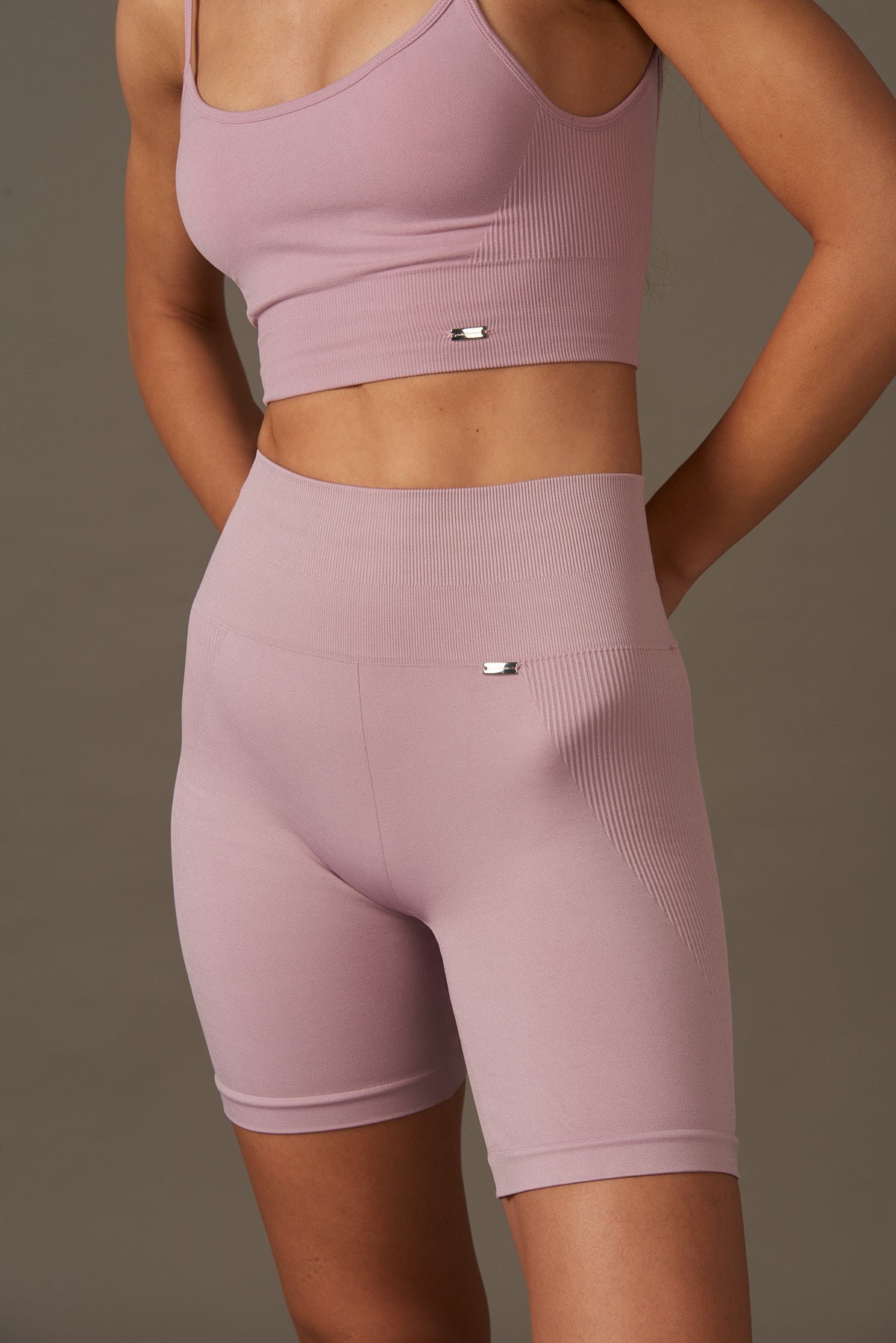 Bliss Biker Push-Up in Mauve Washed-Bikers-Shop Sustainable Recycled Yoga Leggings Women's Clothing On-line Barcelona Believe Athletics Sustainable Recycled Yoga Clothes