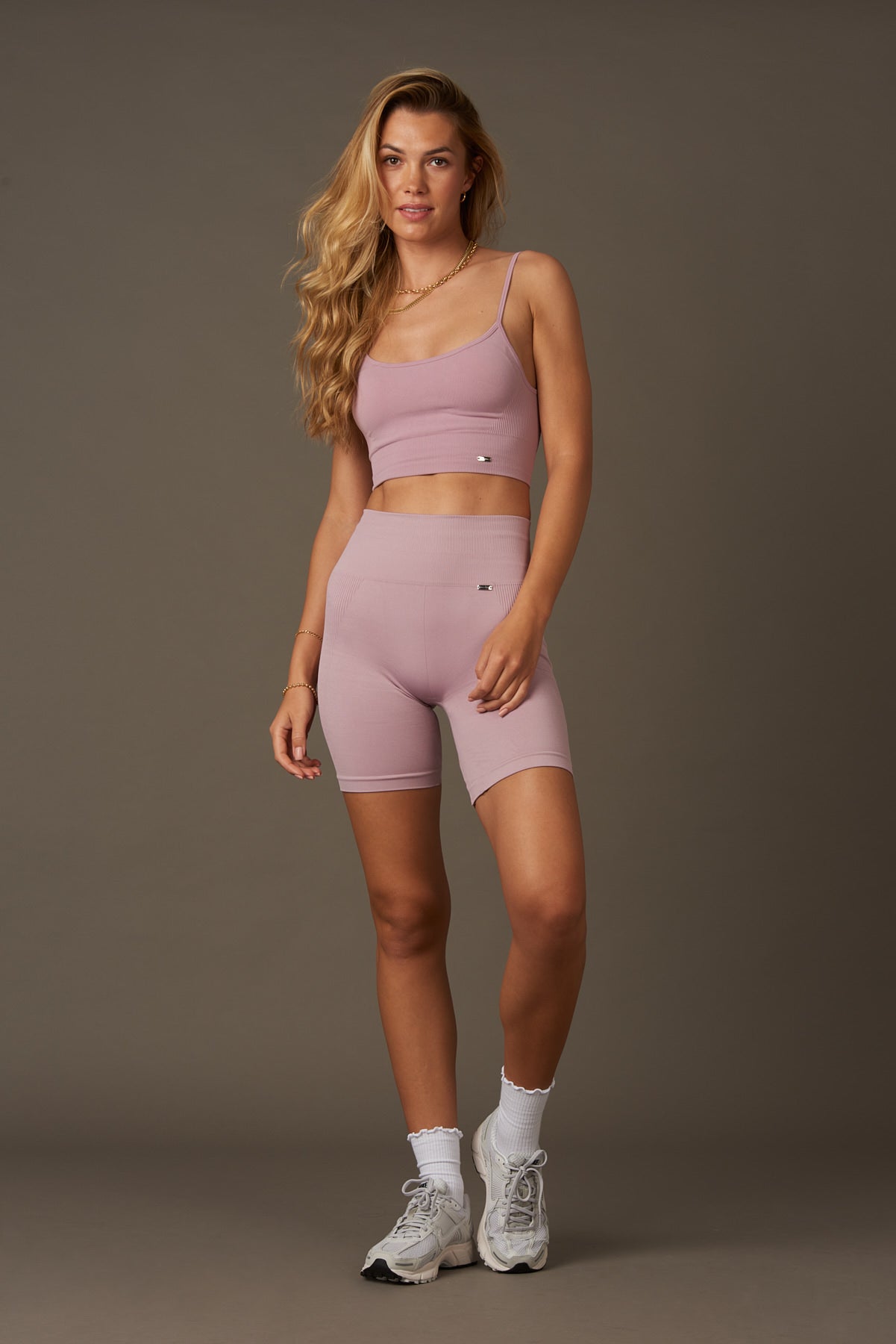 Bliss Biker Push-Up in Mauve Washed-Bikers-Shop Sustainable Recycled Yoga Leggings Women's Clothing On-line Barcelona Believe Athletics Sustainable Recycled Yoga Clothes