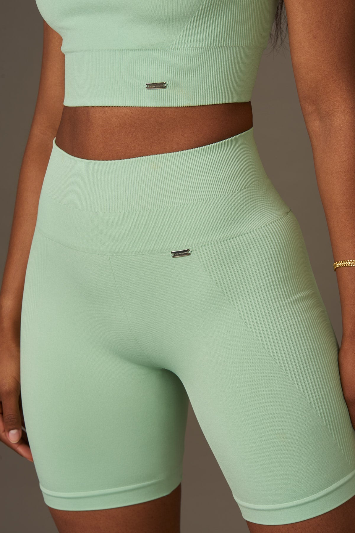 Bliss Biker Push-Up en Mojito-Bikers-Tienda Ropa Leggings Yoga Sostenibles Reciclados Mujer On-line Barcelona Believe Athletics Sustainable Recycled Yoga Clothes