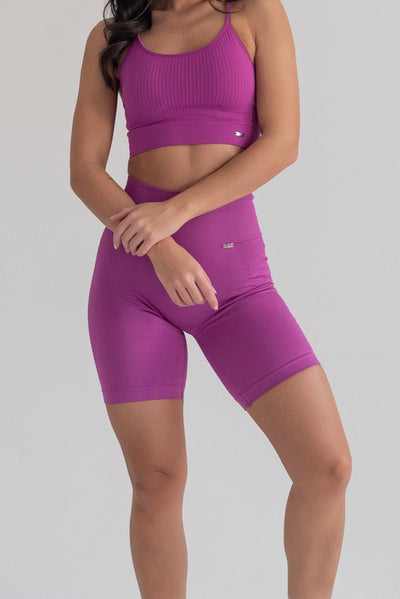 Bliss Biker Push-Up in Orchid-Bikers-Shop Sustainable Recycled Yoga Leggings Women's Clothing On-line Barcelona Believe Athletics Sustainable Recycled Yoga Clothes