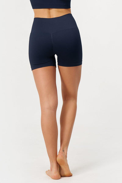 Bliss Short Push-Up in Navy-Shorts-Shop Sustainable Recycled Yoga Leggings Women's Clothing On-line Barcelona Believe Athletics Sustainable Recycled Yoga Clothes