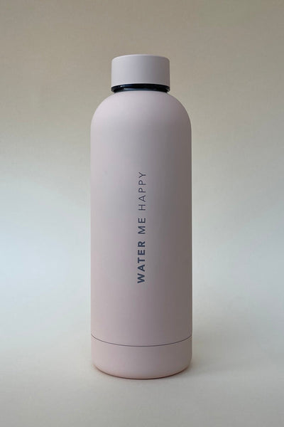 Water Me Happy Bottle in Misty Rose-Accessoires-Shop Nachhaltige recycelte Yoga-Leggings Damenbekleidung On-line Barcelona Believe Athletics Nachhaltige recycelte Yoga-Kleidung