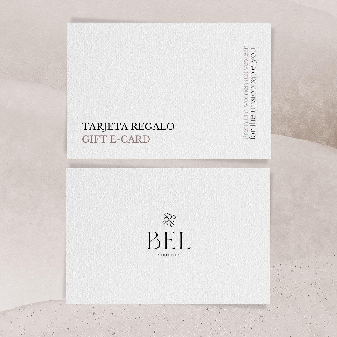 Tarjeta de Regalo E-Gift Card-Gift Cards-Tienda Ropa Leggings Yoga Sostenibles Reciclados Mujer On-line Barcelona Believe Athletics Sustainable Recycled Yoga Clothes