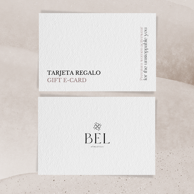 Tarjeta de Regalo E-Gift Card-Gift Cards-Tienda Ropa Leggings Yoga Sostenibles Reciclados Mujer On-line Barcelona Believe Athletics Sustainable Recycled Yoga Clothes