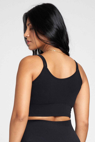 Feel Bra Reversible in Black-Bras-Shop Clothing Sustainable Recycled Yoga Leggings Women On-line Barcelona Believe Athletics Sustainable Recycled Yoga Clothes