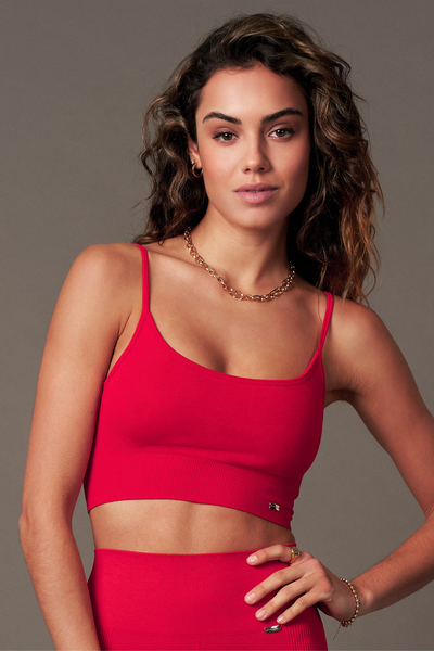 Joy Bra A. in Red-Bras-Shop Clothing Sustainable Recycled Yoga Leggings Women's On-line Barcelona Believe Athletics Sustainable Recycled Yoga Clothes